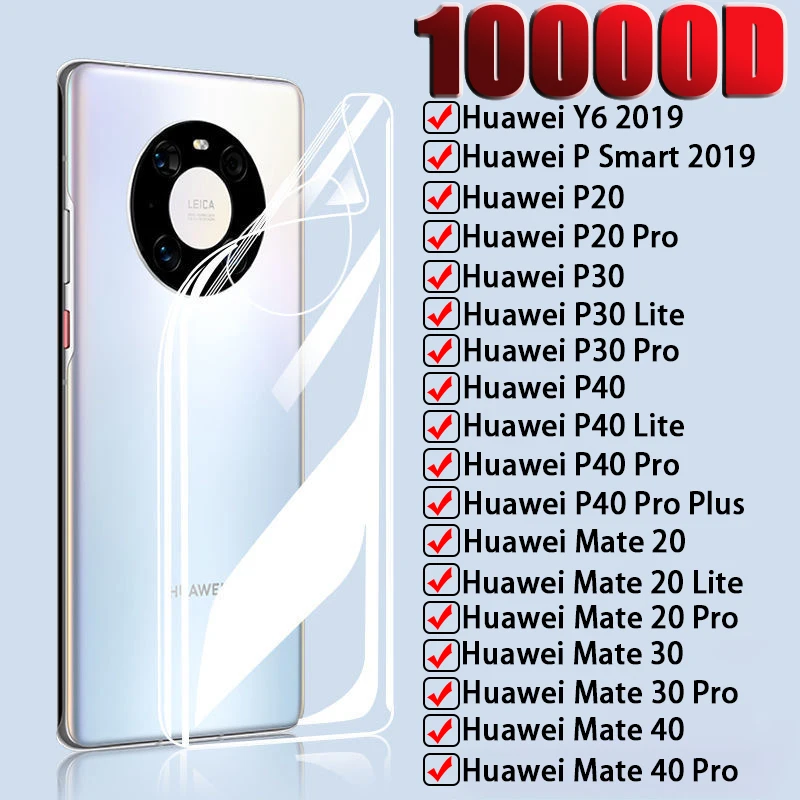 

Гидрогелевая пленка для Huawei P20 P30 P40 Pro Lite, защитная пленка для экрана Mate 40 30 20 Pro Lite Y6 P Smart 2019, не стекло с защитой от царапин