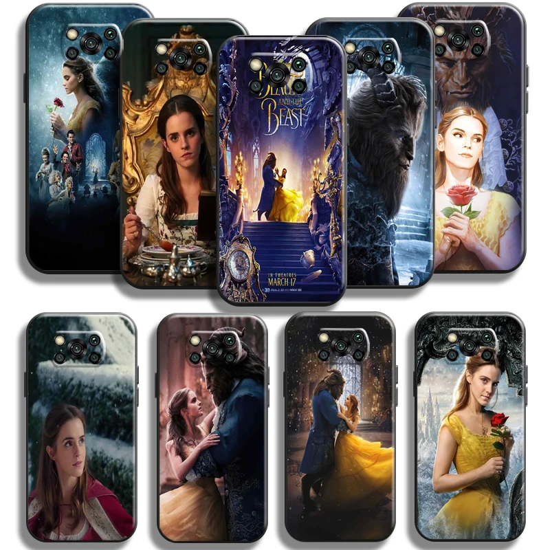 

Beauty And The Beast Emma Watson For Xiaomi Poco X3 Pro NFC Poco X3 GT Phone Case Funda Carcasa Liquid Silicon Coque Soft Black