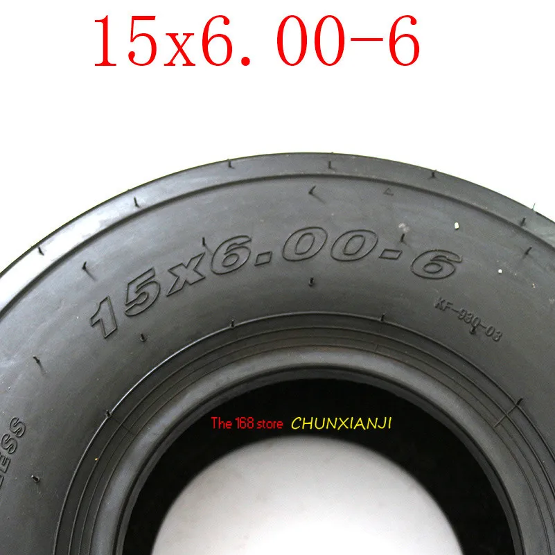 Размер 15x6.00-6 прямые ребра газон и садовые шины колеса 15X6-6 дюймов 168CC картинг Go Kart