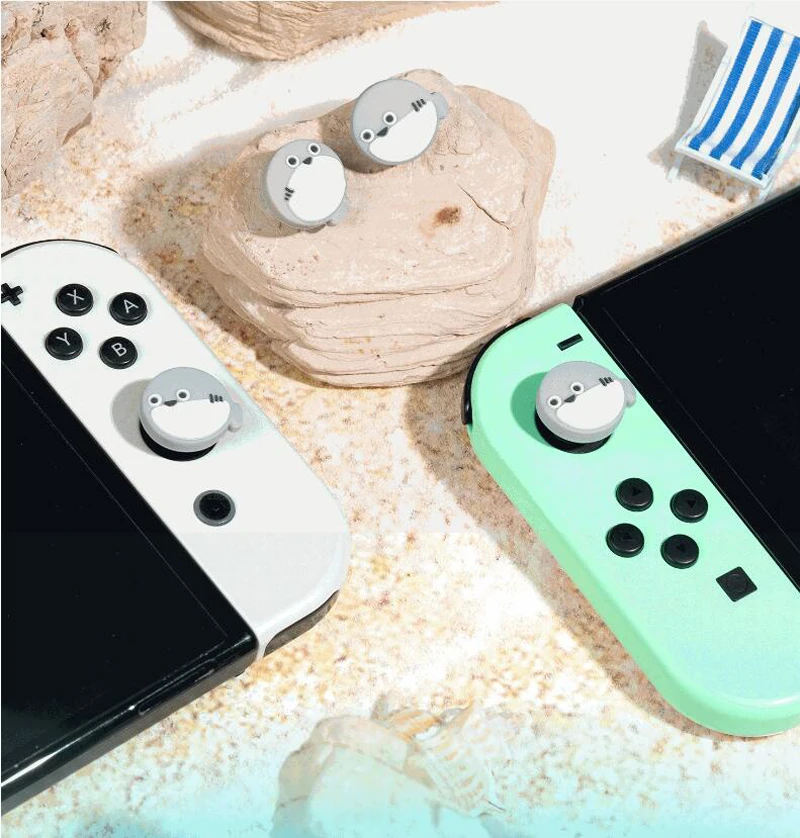 Силиконовая мягкая ручка-колпачок для джойстика Nintendo Switch Oled/Lite Joy-con