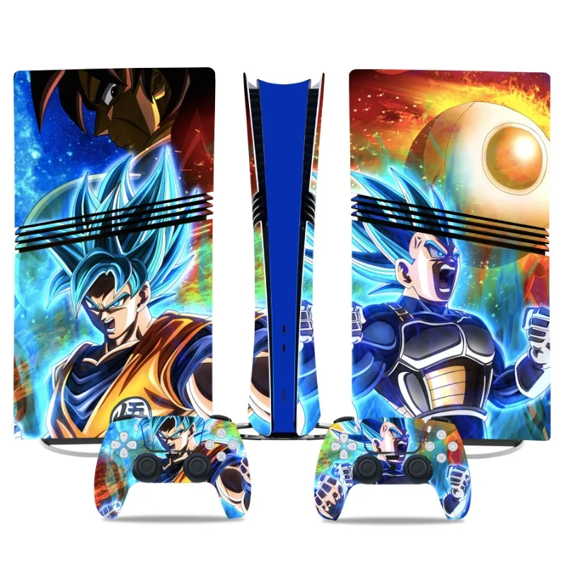 Аниме Goku Dragon Ball PS5 Pro цифровая наклейка на кожу пылезащитный чехол для PlayStation5 Pro контроллер цифровой консоли декоративная пленка (art.: 3920d220347bb) - 3920d220347bb