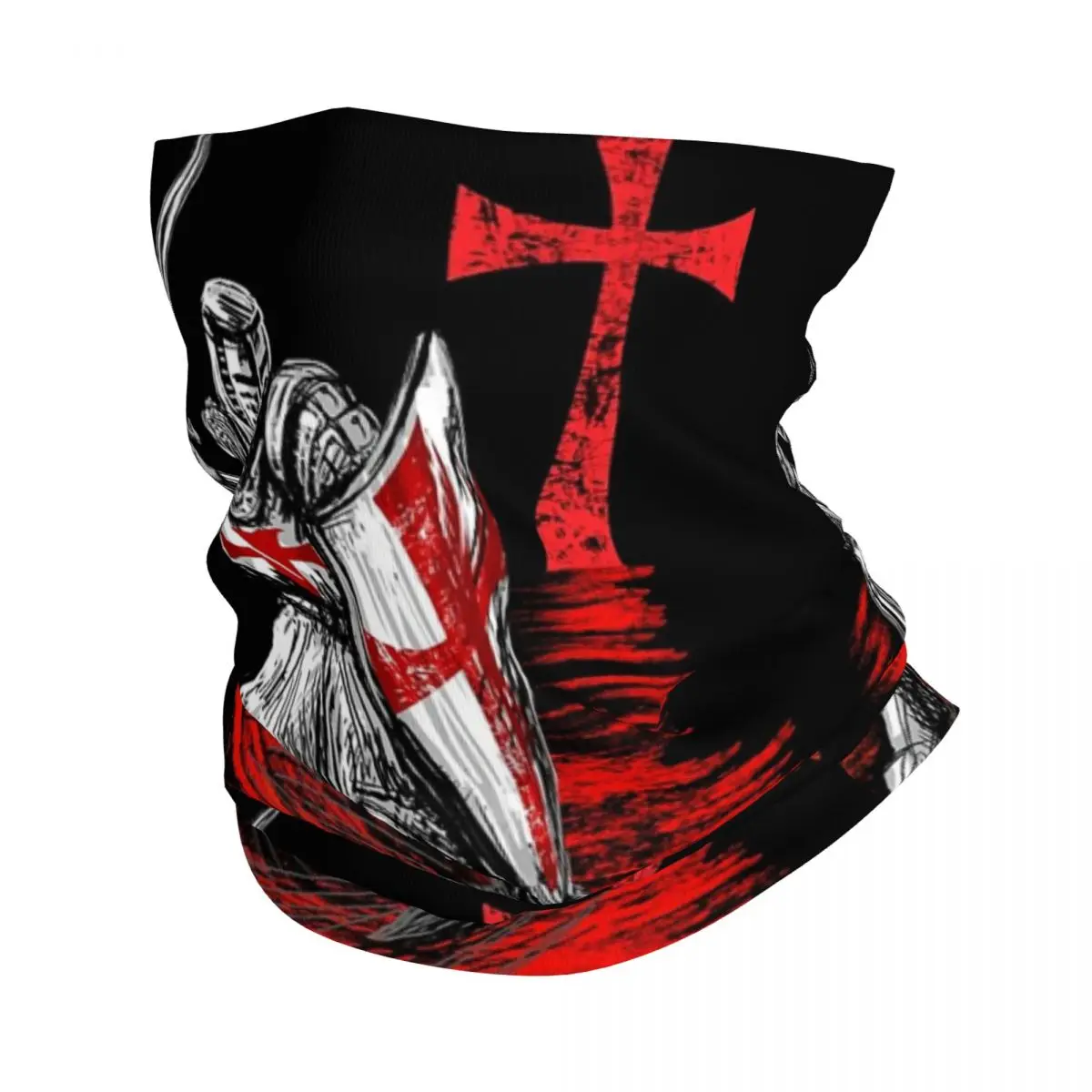 

Templar щит крест Рыцари Templar бандана Шея Обложка Печатный лицо шарф теплый FaceMask походная Рыбалка унисекс Ветрозащитный для взрослых
