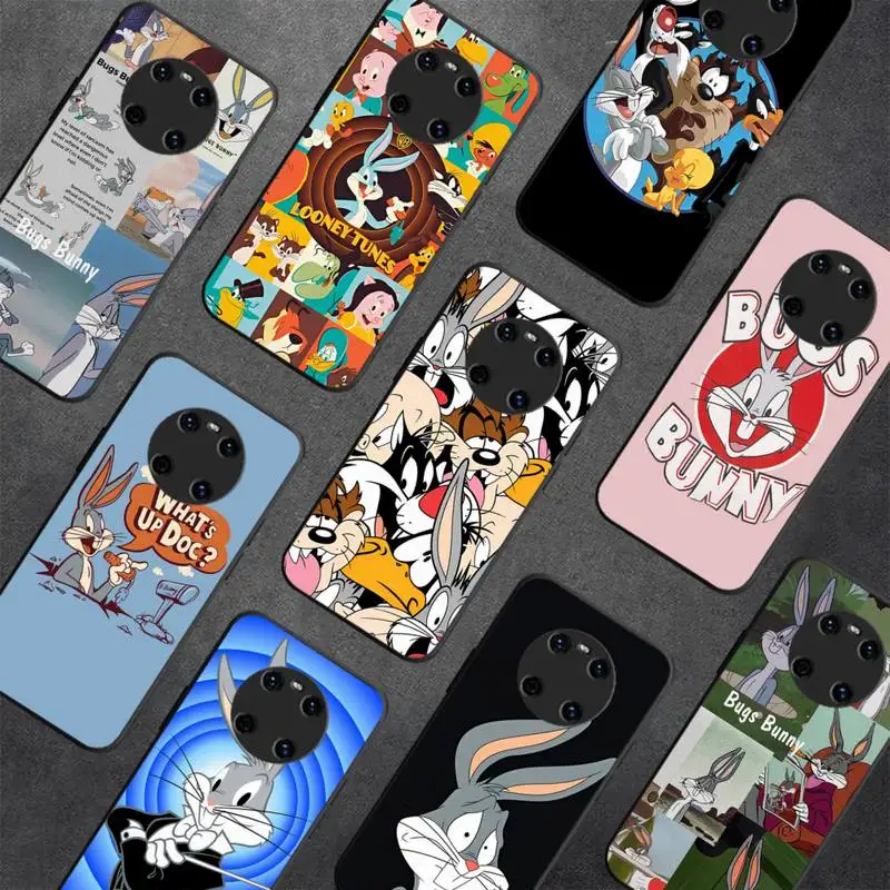 

Funny Cute Rabbit Wolf Dog Cartoon Phone Case for Huawei Y 6 9 7 5 8s prime 2019 2018 enjoy 7 plus