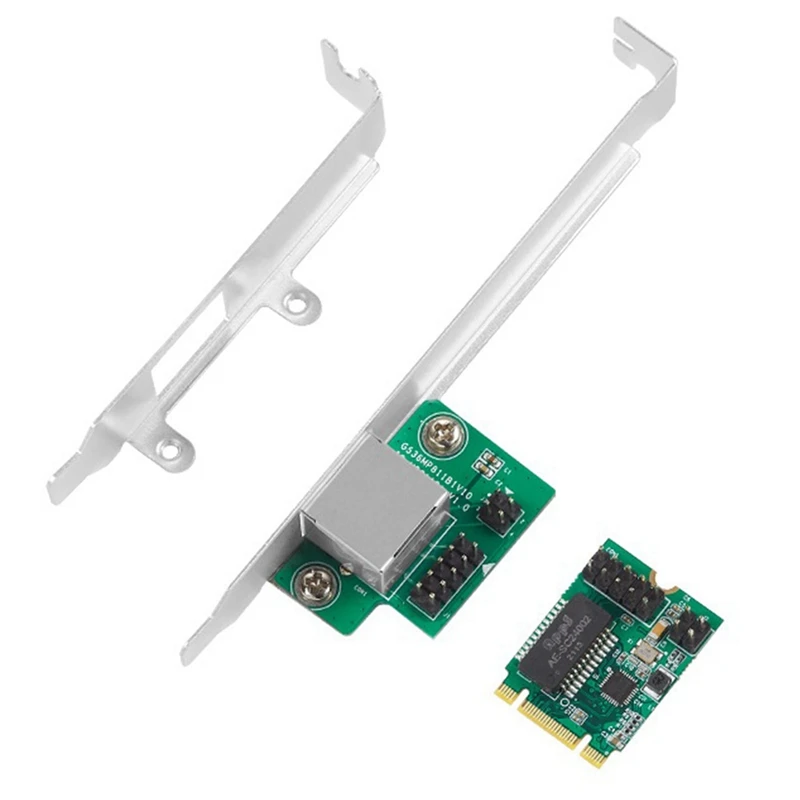 

PCI-Express Gigabit Ethernet Adapter M2 NGFF Network Card M.2 (KYE-M/B) To RJ45 Interface 1000M Wired Network Card