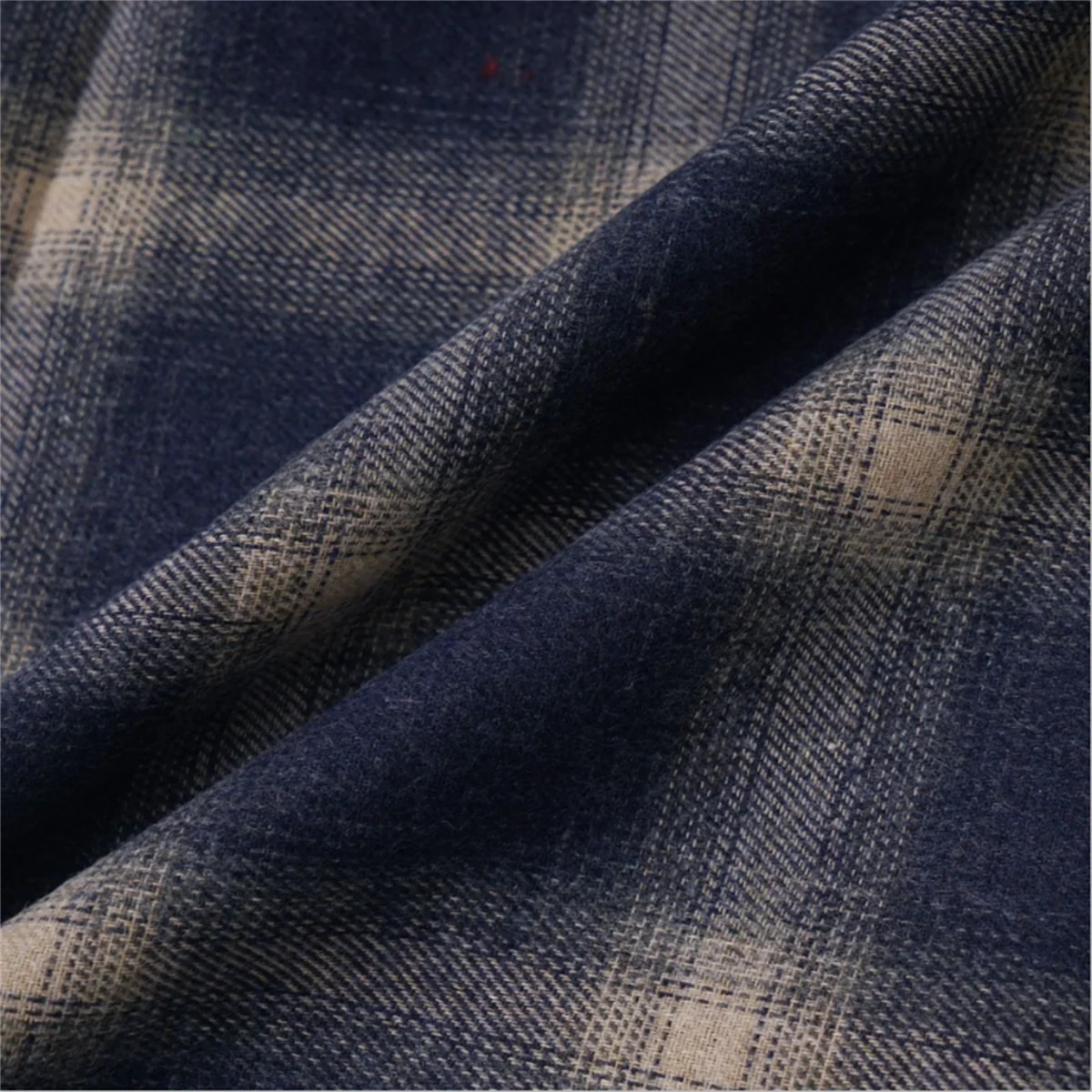 Окрашенная пряжа Клетчатая Шерстяная ткань жаккардовая для осени и зимы юбка JK