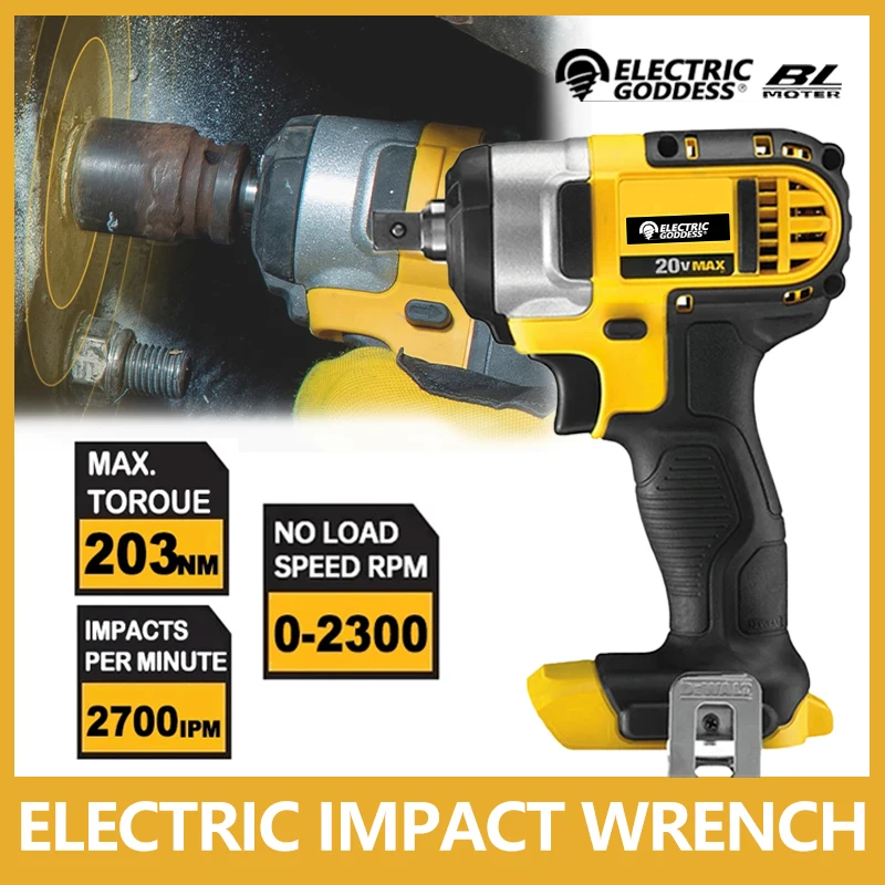 Аккумуляторный ударный шуруповерт DCF880 2300 об/мин 20 нм