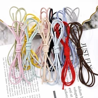 5m high quality elastic band 2mm round rubber band elastic rope diy jewelry making bracelet head rope clothing accessories
