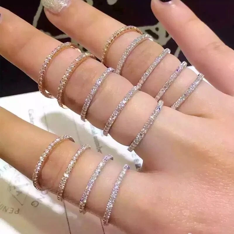 Женское кольцо из циркония SSilver оригинальное стерлингового серебра с полным