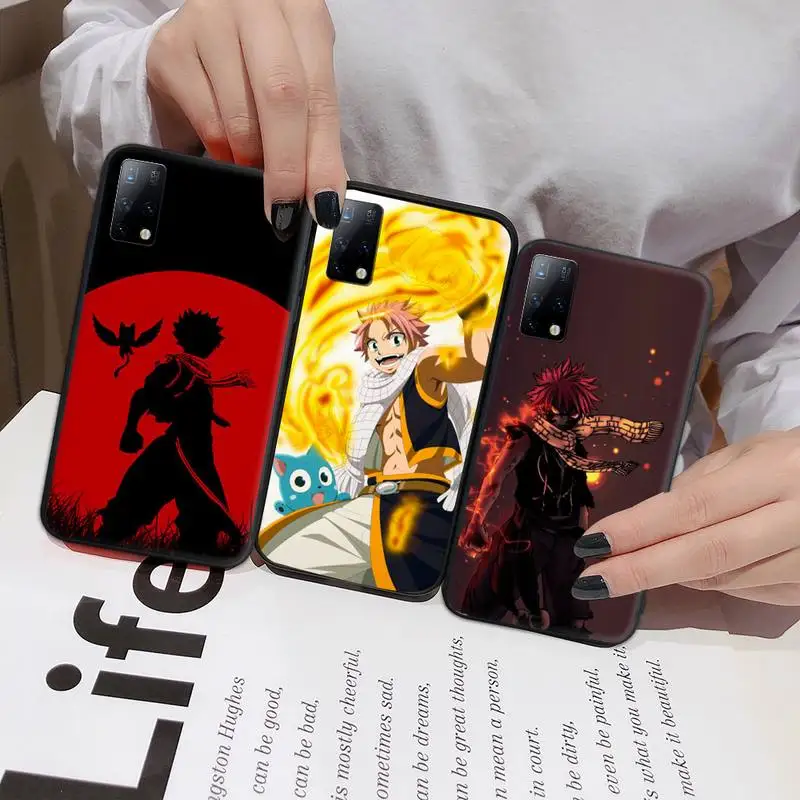 

Fairy Tail Natsu Dragneel Phone Case for Huawei Y7 Y9 Y6 Y5 Y8 Y8S Y8P nove 3 4 5 6 7 pro 2018 2019 5g se Fundas cover