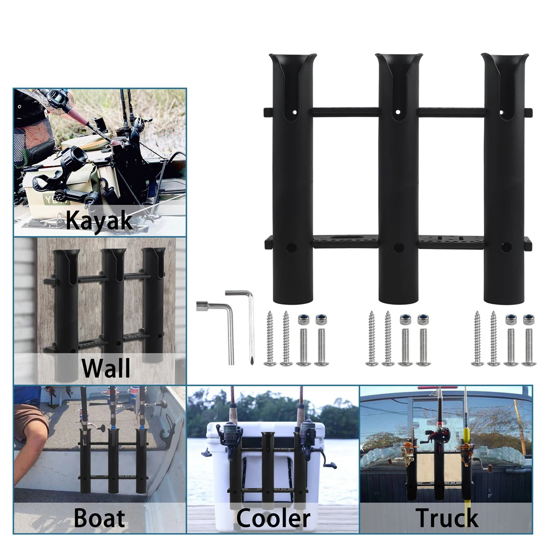 Fishing Pole Holder Rod Storage Rack Saltwater Fishing Tackl