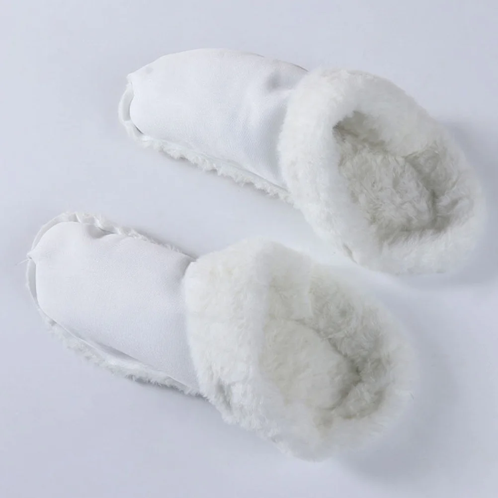 

Shoe Insoles Inner Women Shoes Slipper Replacement Detachable Fuzzy Slippers Inserts Plush Cotton Furry Miss Boot