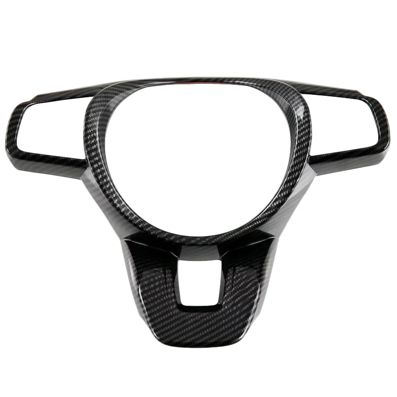 

Car Steering Wheel Trim Frame For Honda HRV HR-V Vezel 2021 2022 ABS Carbon Fibre Steering Wheel Button Cover Accessories