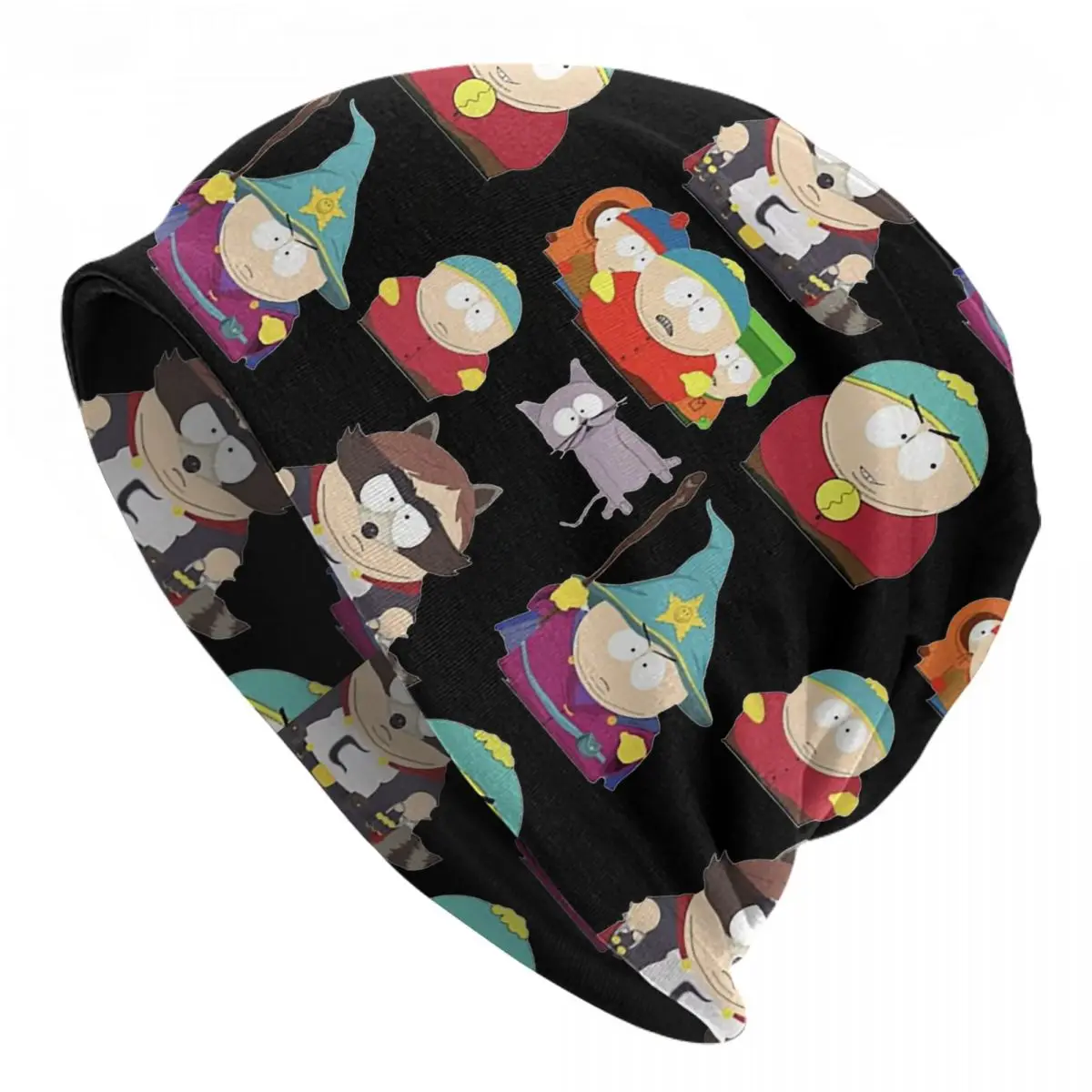 

Men Women Southpark All Characters Slouchy Beanies Merch Eric Cartman Bonnet Knitting Hats Windproof Winter Warm Caps Gifts Idea
