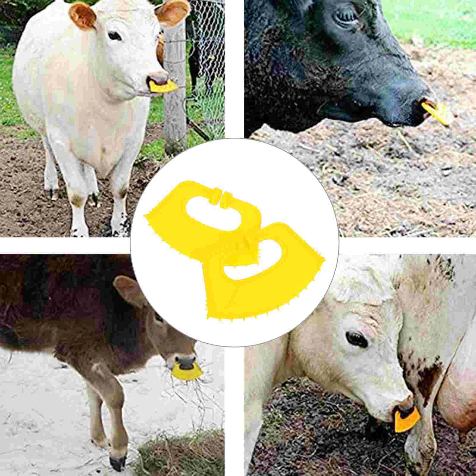 10 шт. кольцо для носа кольца излучения теленка крупный рогатый скот полипропилен