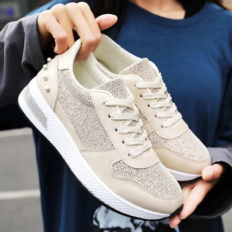 

Hot selling brand flat shoes spring new fashion sneakers women's sneakers shoes sports casual shoes