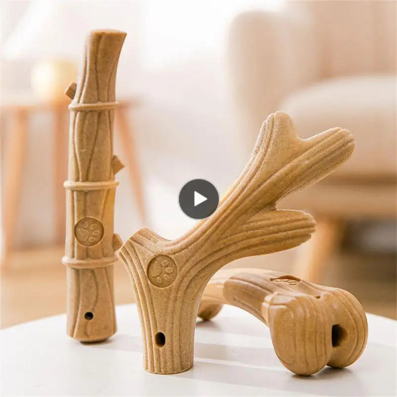 

Wood Plastic For Dogs Chew Stick Deer Antlers Dogs Chew Toys Aggressive Tough Durable Bone Molar Dog Toy Dog Accessories