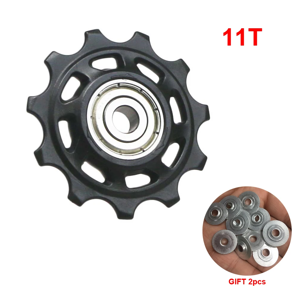 

New Practical Useful Jockey Wheel Pulley Rear Derailleur Sealed Steel Bearing For 9/10/11 Speed Waterproof 13T