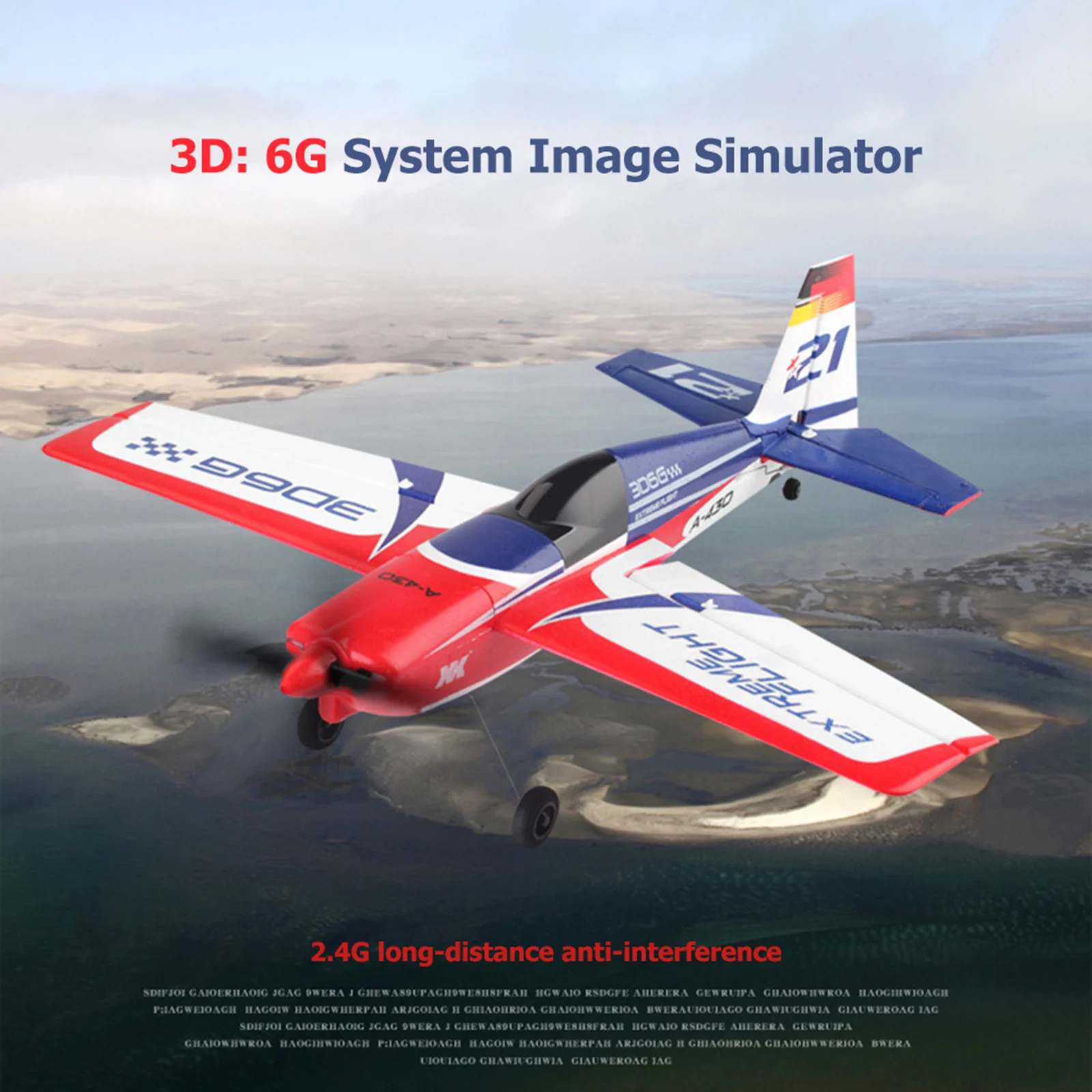 

Wltoy Xk A430 5Ch Rc Plane Airplane Brushless Motor 3D 6G System Foam Aircraft Simulation 2.4G Radio Control Airplane Toy