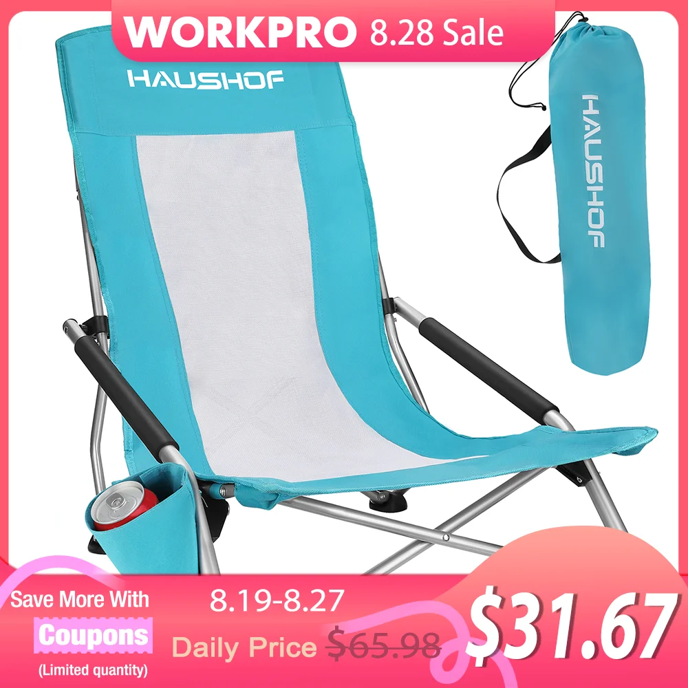 S Portable Outdoor Folding Moon Chair With Backrest And Cup Holder For Camping Fishing Travel Bbq Foldable