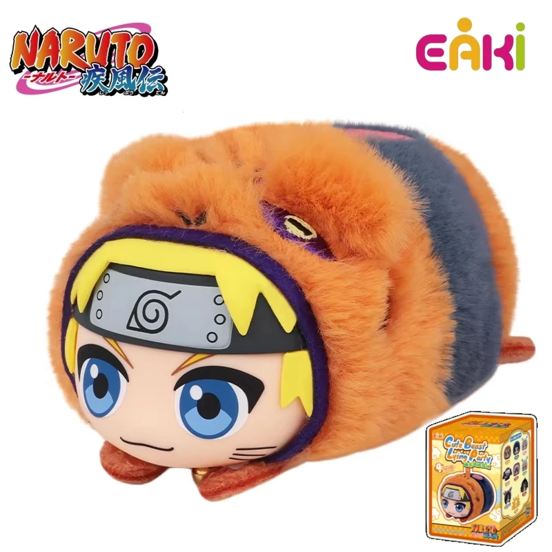 Фото Новая серия коллекционных фигурок Eaki Naruto Shippuden Lying Party в слепых коробках: милая коллекционная фигурка, украшение для рабочего стола, очаровательная игрушка, подарок на день рождения для мальчика №1