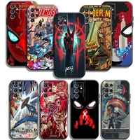 marvel spiderman phone cases for samsung galaxy a31 a32 4g a32 5g a42 5g a20 a21 a22 4g 5g coque back cover funda soft tpu