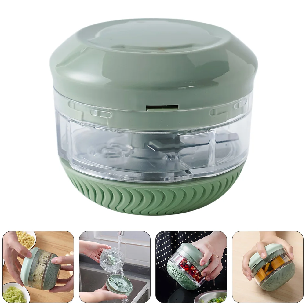

Garlic Mincer Crusher Stirrer Electric Press Vegetable Processor Manual Home Walnut Peanut Storage Grinder Keeper Rocker Kitchen