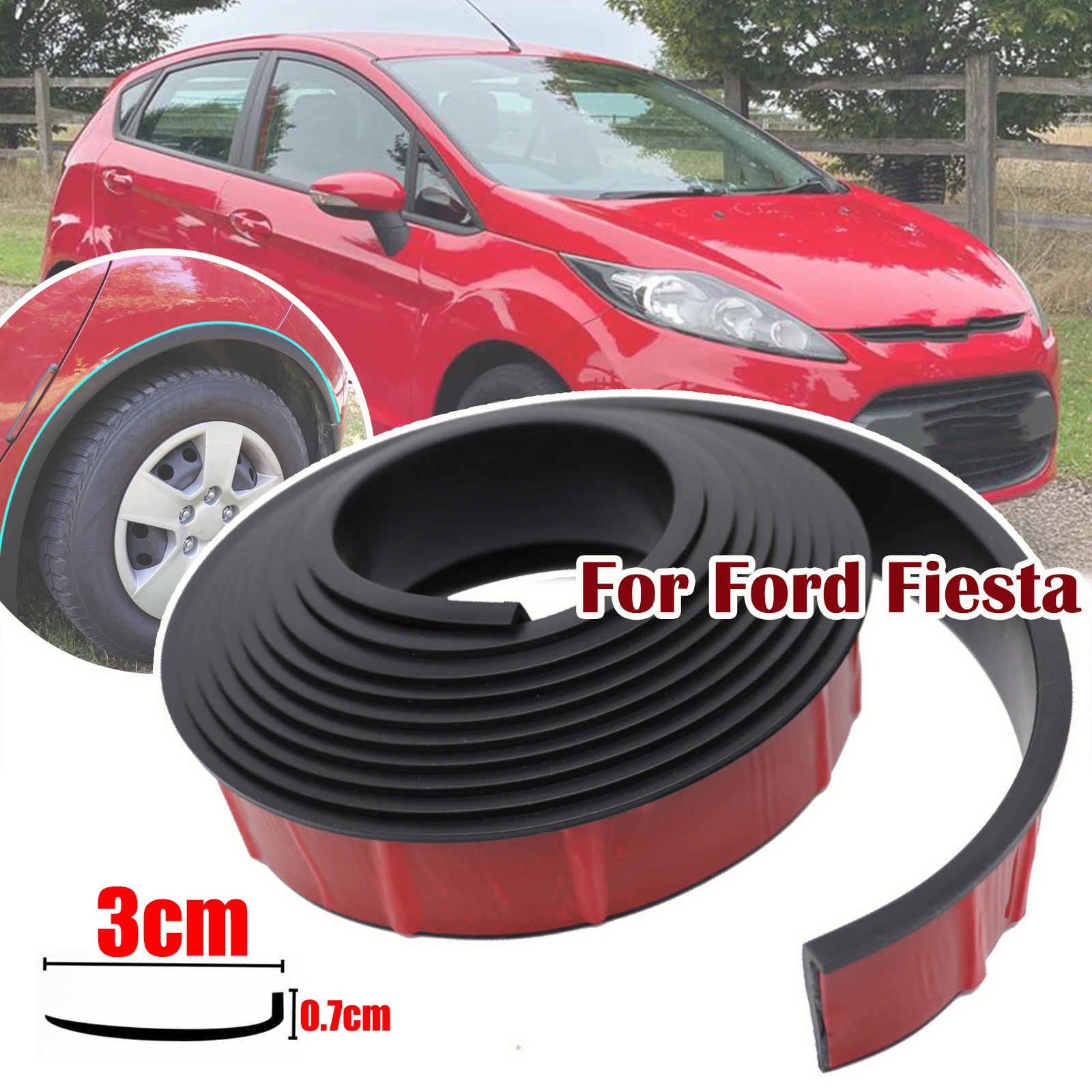 Для Ford Kuga Focus Fiesta C-max автомобильное колесо расширение арки для бровей защита