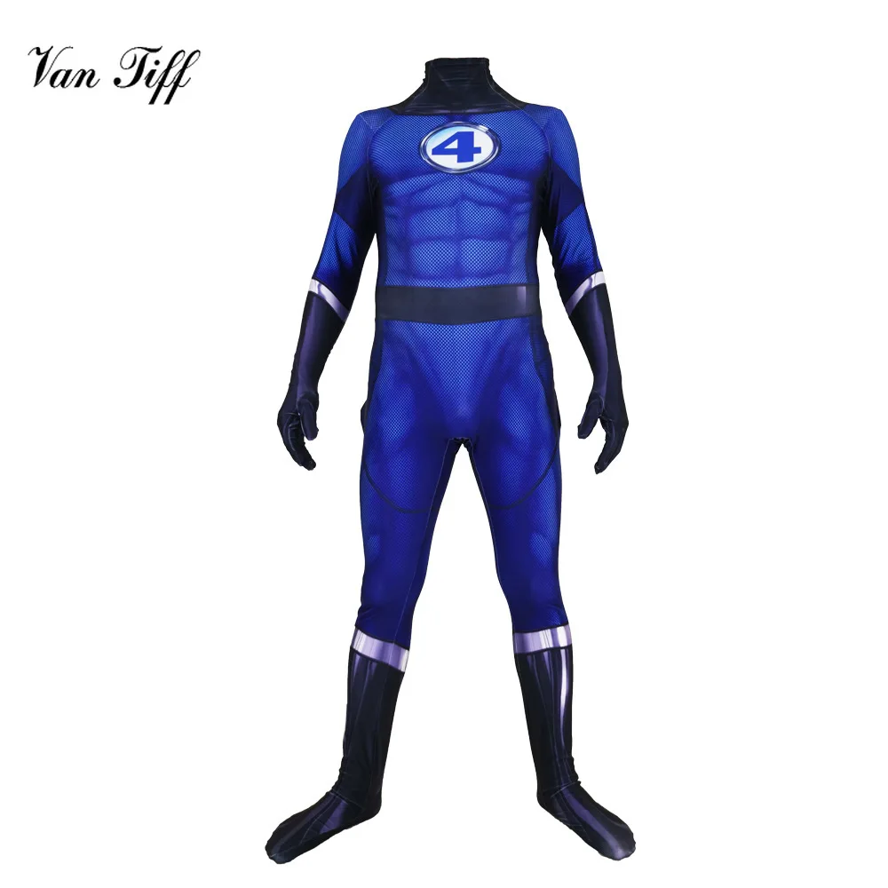 

Fantastic Four Mister Fantastic Miles Teller Jumpsuit Women Men Spandex Jumpsuit Bodysuit Suit Clothes Kids Halloween Costume