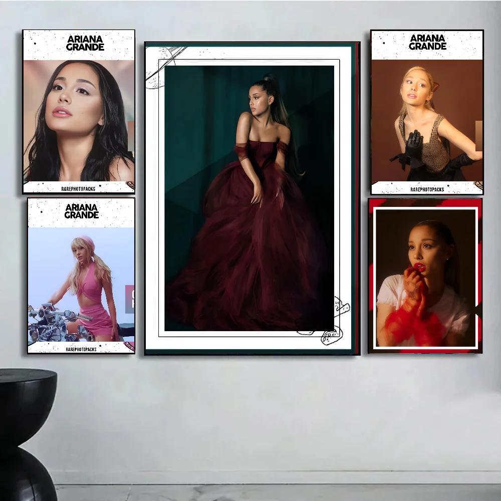Постер с изображением певицы Арианы Гранде бумажный плакат для дома гостиной