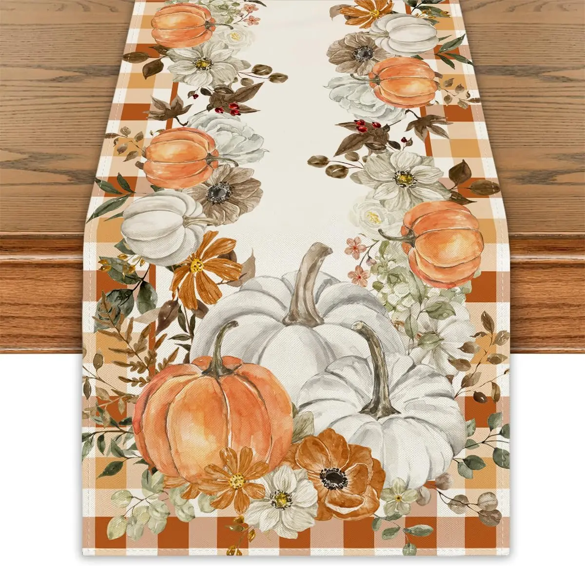 

Льняная скатерть-дорожка Fall Harvest