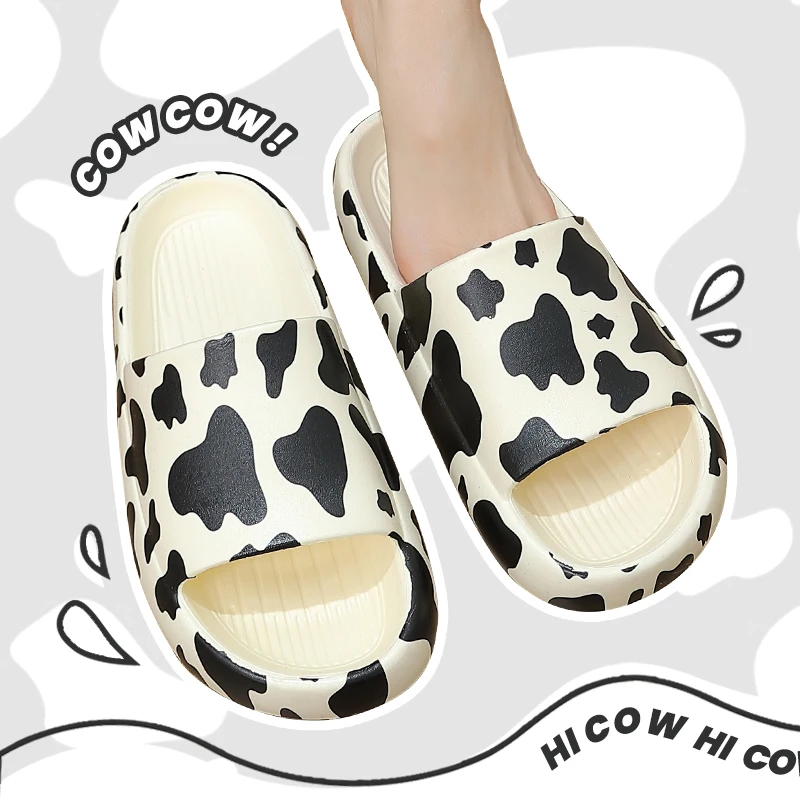 Шлепанцы мужские летние бычья кожа Нескользящие пляжные сандалии на платформе