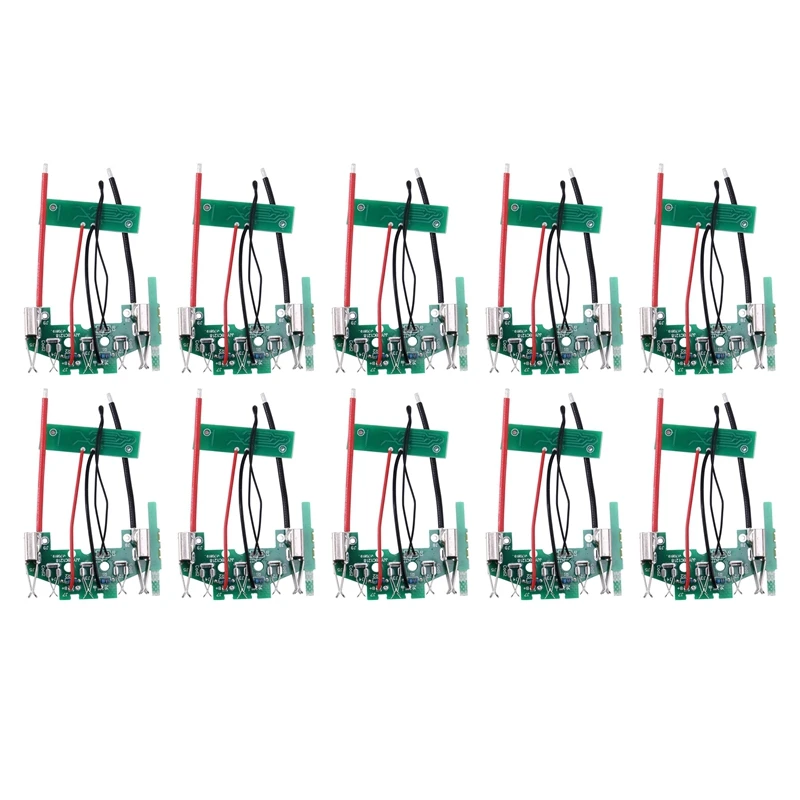 

10X BAT610 18В Защитная печатная плата для зарядки литий-ионной батареи для литий-ионной батареи Boschs 18В