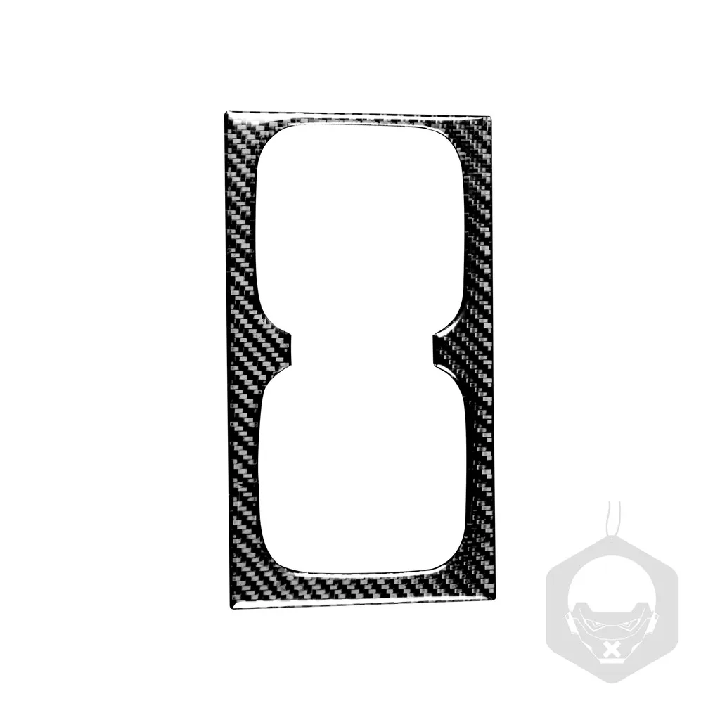 

Fit For Civic 8 Gen 2006-2011 Carbon Fiber Central Control Water Cup Protective Cover Trim