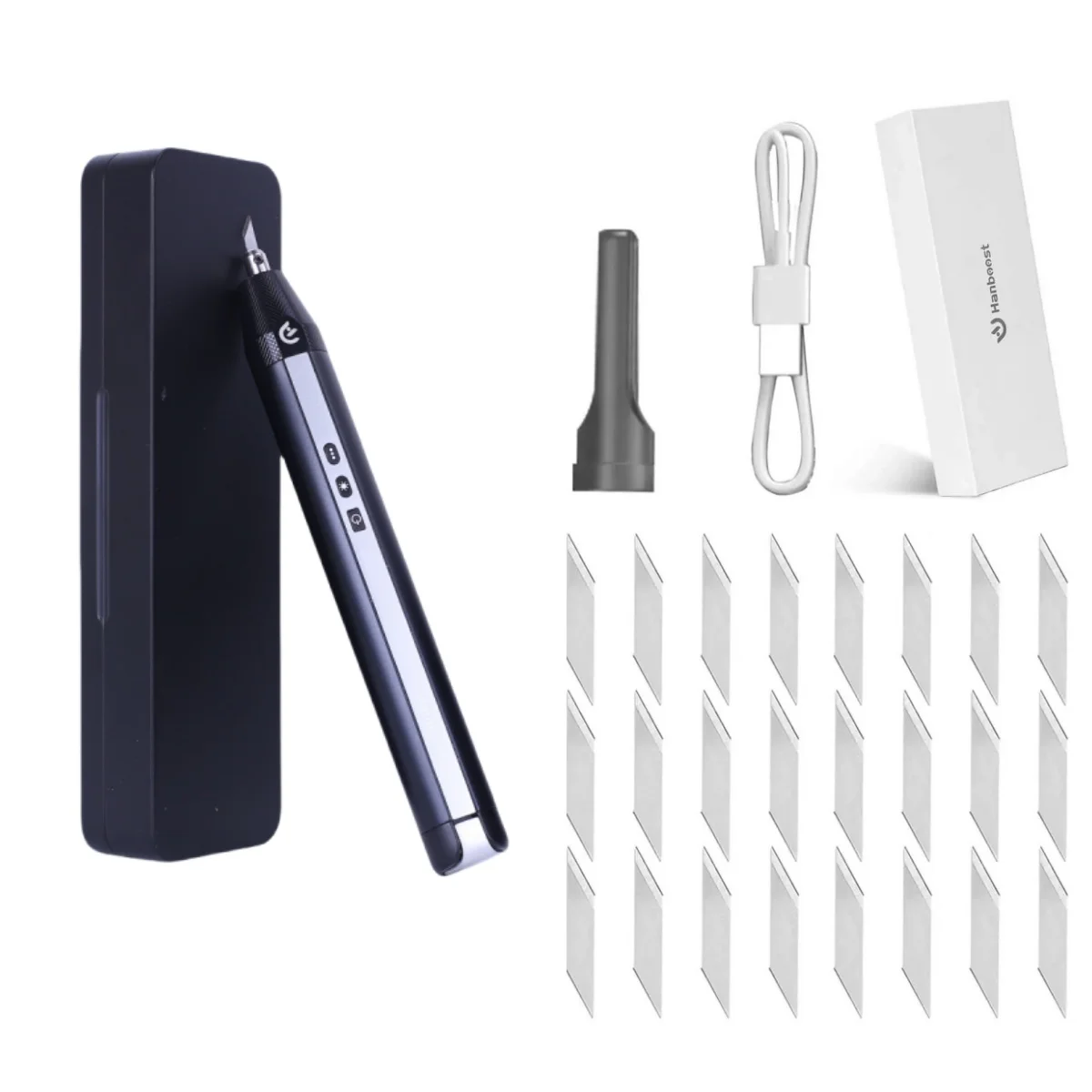 

Ручной ультразвуковой резак Hanboost, быстрая скорость 40 кГц, ультразвуковой режущий нож, инструмент для удаления заусенцев для 3D-печати из пластиковой смолы