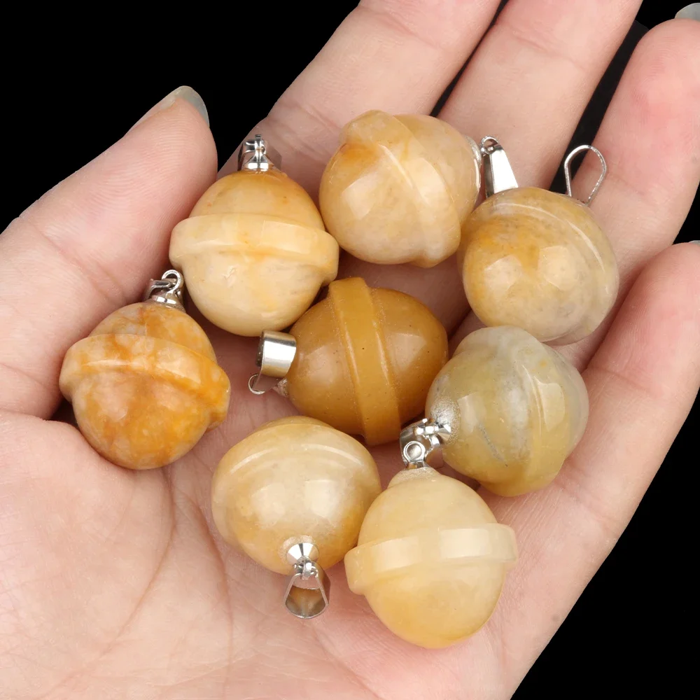 Подвески из натурального камня в форме планеты розовый кварц аметист тигровый