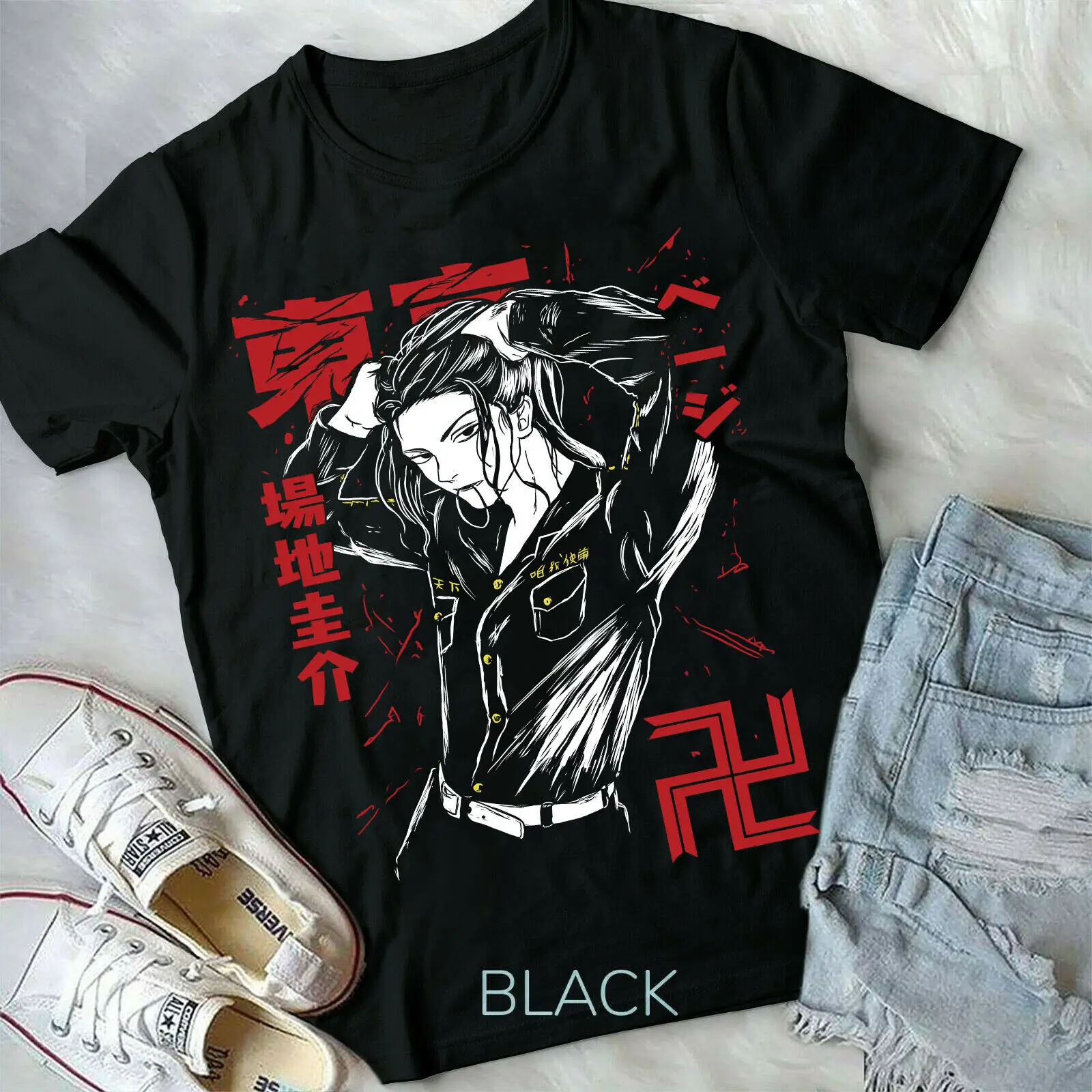 Футболка Baji Keisuke draken revengers takemichi hanagaki manjiro sano shirt