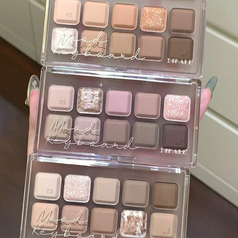 10 цветов лоток для клавиатуры кофе осень и зима корейская низкая насыщенность