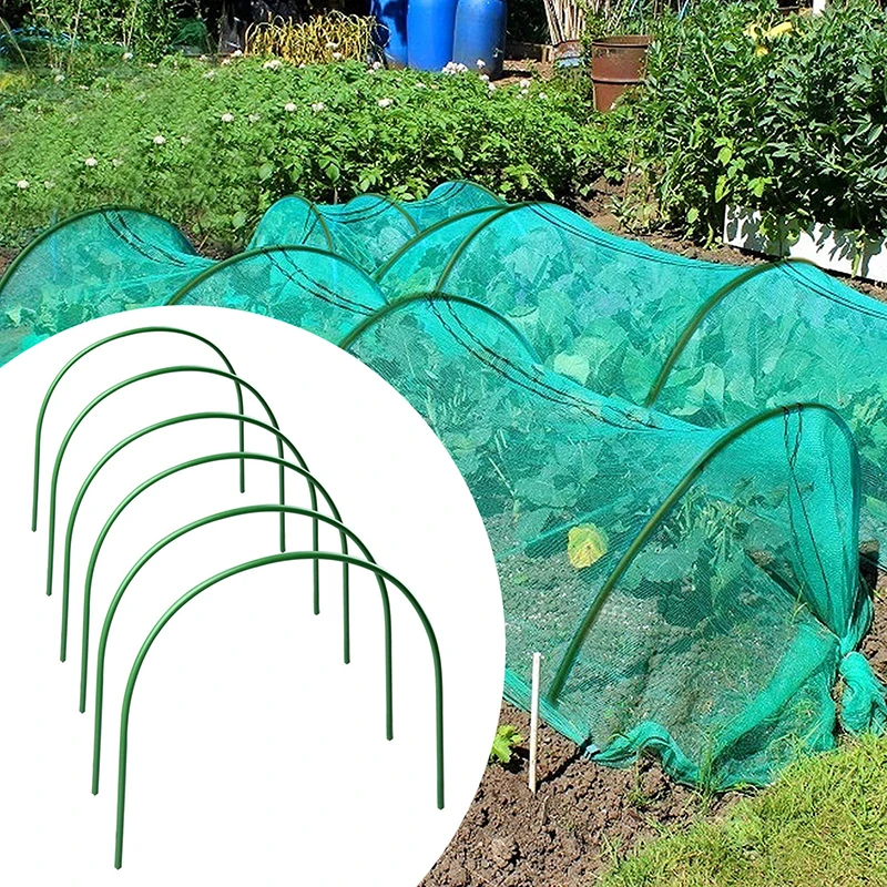 

6/12pcs Gardening Planting Tunnel Hoop Plant Growing Holder Support Stakes for Garden Agricultural Greenhouse Supplies