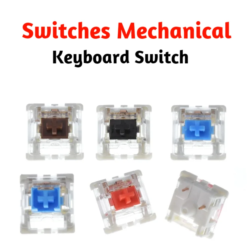 

20Pcs/lot Switches Mechanical Keyboard Switch 3Pin Silent Clicky Linear Tactile Switch RGB Gaming MX Switch
