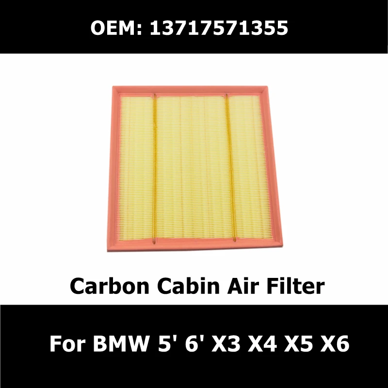 

13717571355 Car Accessories Activated Carbon Cabin Filter Oil Grid Filter For BMW 5' 3.0 535 i 6' 3.0 640 3.0 740 Li X3 X4 X5 X6