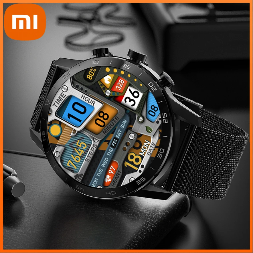 

Смарт-часы Xiaomi 454*454 мужские с поддержкой Android