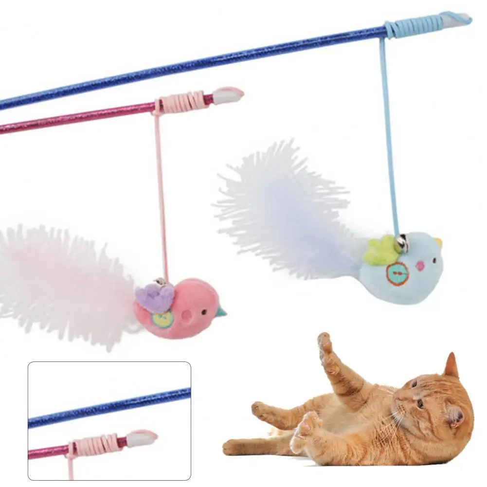 

Chic Cat Teaser Toy Bite-resistant Soft Cat Teaser Pet Kitten Teaser Wand Toy