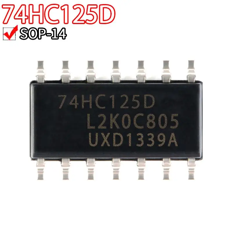 74HC125D 74HC125 SOP SN74HC125DR SOP-14 74HC132D 74HC138D 74HC139D 74HC148D 74HC153D 74HC164D 74HC165D 74HC164 74HC123D, 10 шт.