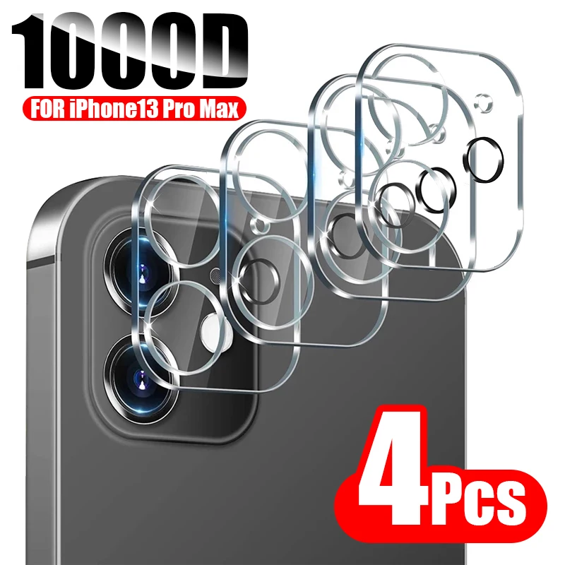 

4 шт., защитная пленка для объектива камеры iPhone 12 13 11 Pro Max Mini