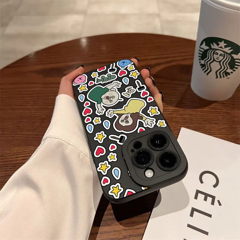 Забавная пара BangBang TangTang защитная школьная силиконовая лампа для Vivo Y15S Y17 Y19 Y20 Y21 Y50