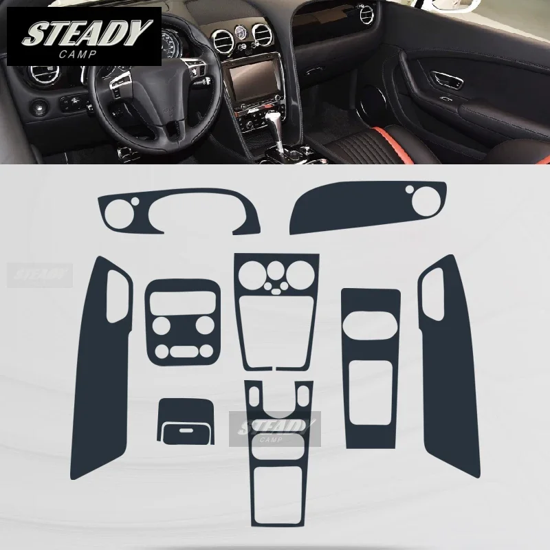 Для Bentley Continental GT 2012-2016 2017 центральная консоль автомобиля прозрачная