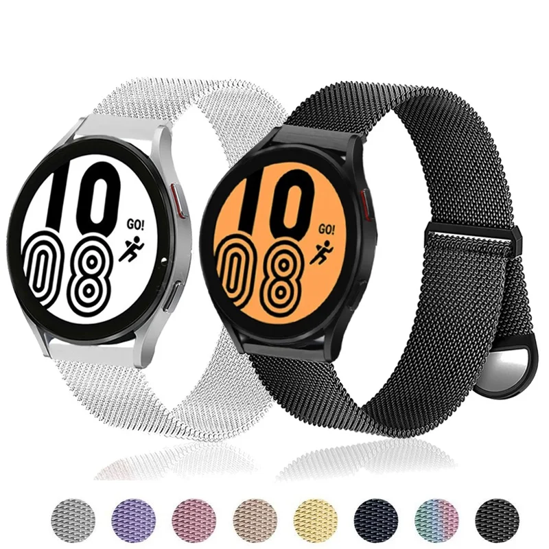 

Ремешок магнитный для Samsung Galaxy watch 4, браслет для Active 2/3/Gear S3 Huawei watch GT/2/3/Pro, 20 мм/22 мм