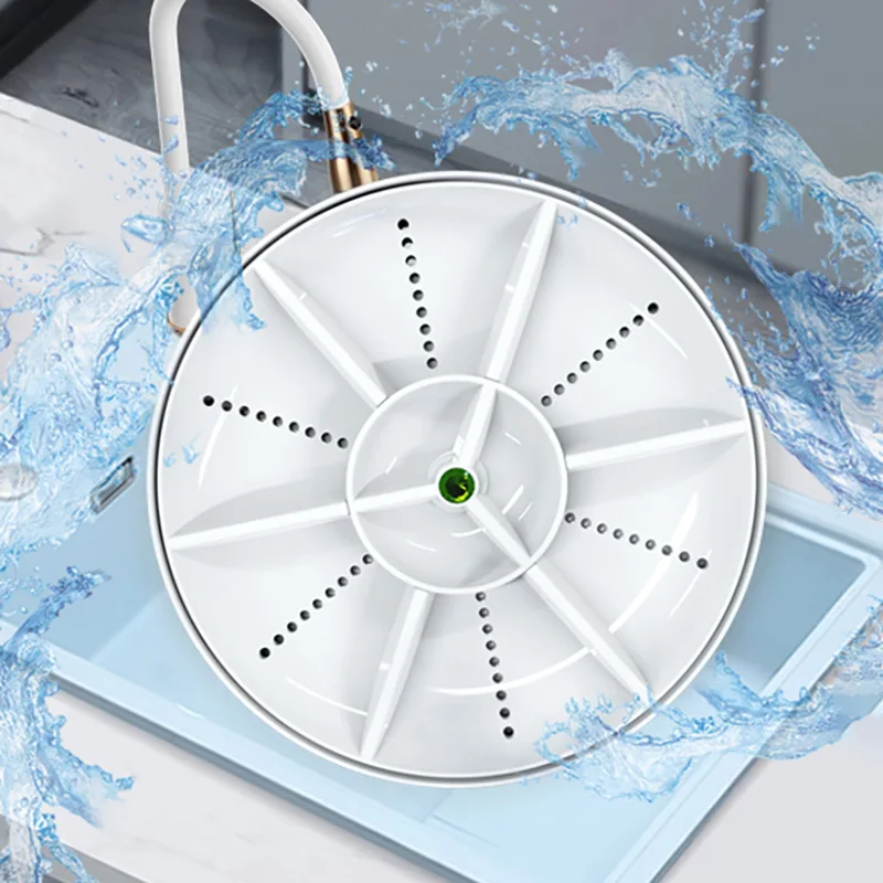 

USB Chargeable Vegetable Washing Machine Household Sink Dishwasher Device Mini Turbo Dishwasher Portable Ultrasonic Dish Washer