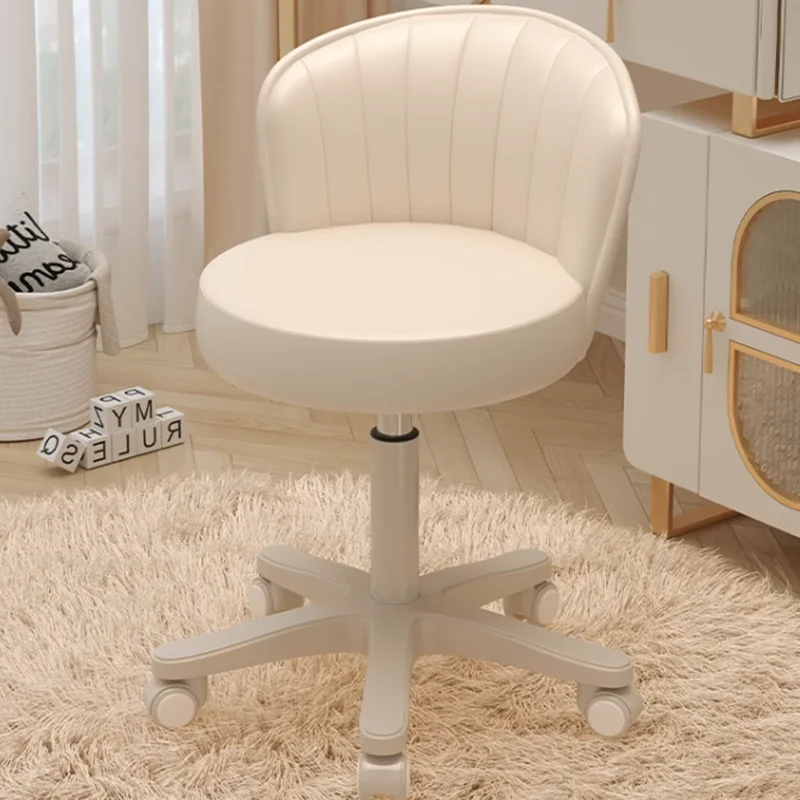 Роскошные барные стулья на колесах круглые поворотные дизайнерские для спальни