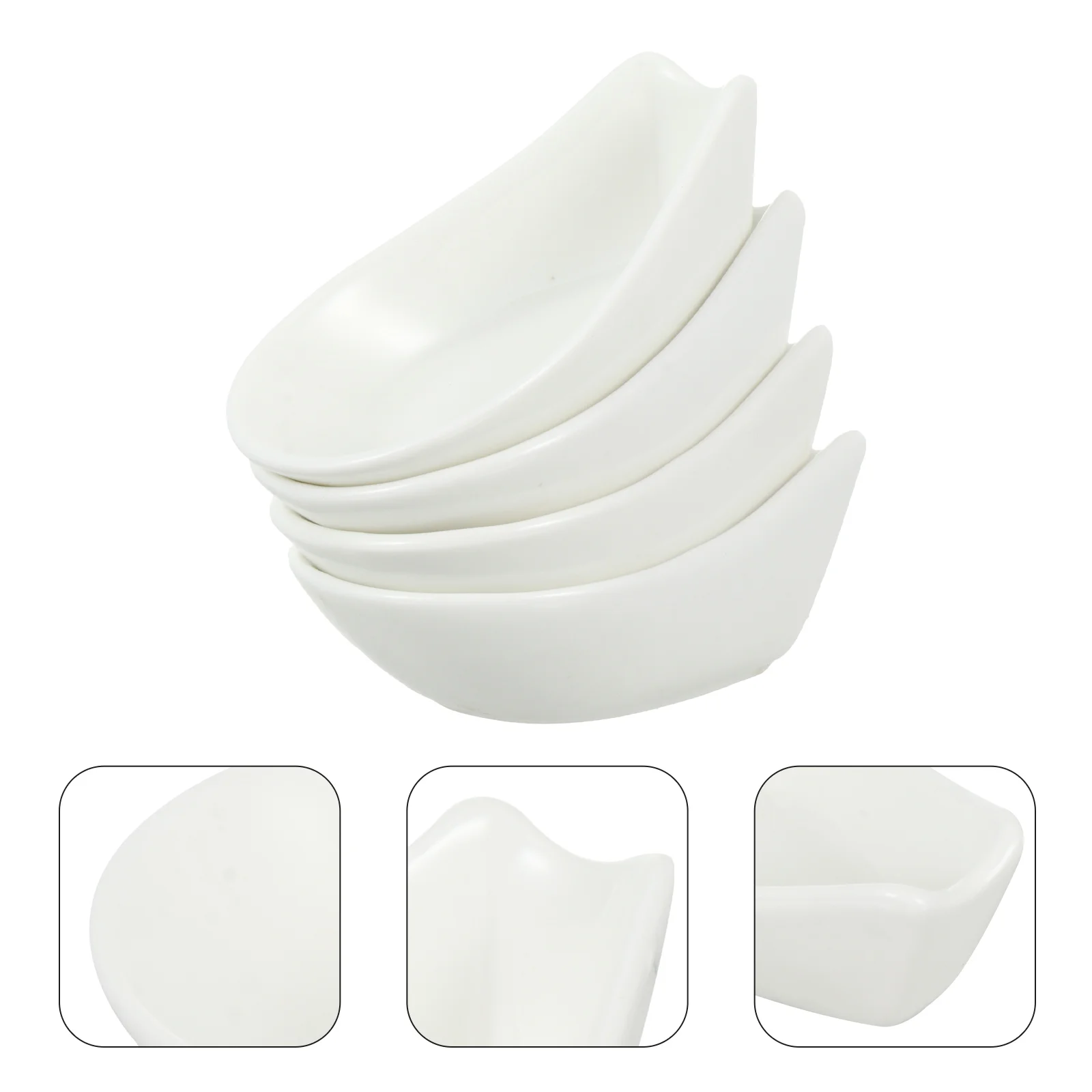 

4 шт., керамические подставки для ложек